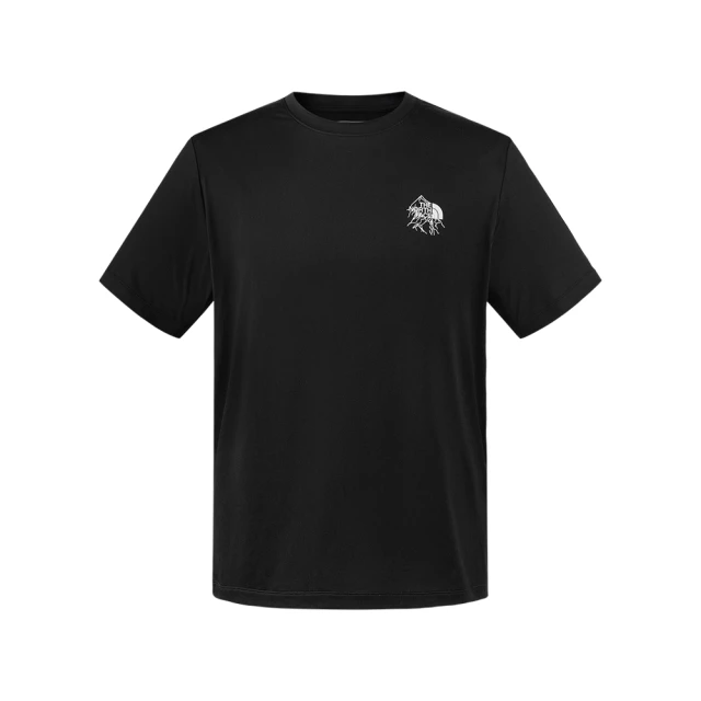 The North Face 男 吸濕排汗短袖上衣 黑色 NF0A4UAJJK3 歷史價格詳細信息