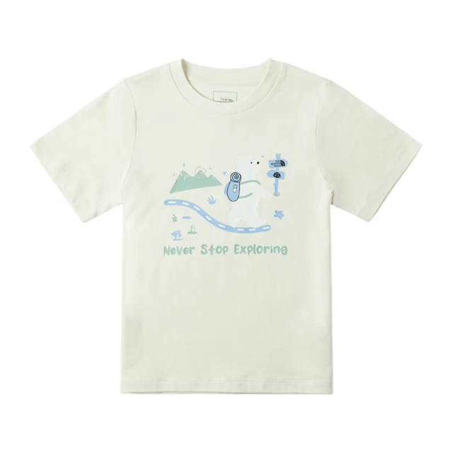 【The North Face】北面兒童白色品牌標誌印花短袖T恤｜82TPVV5 歷史價格詳細信息