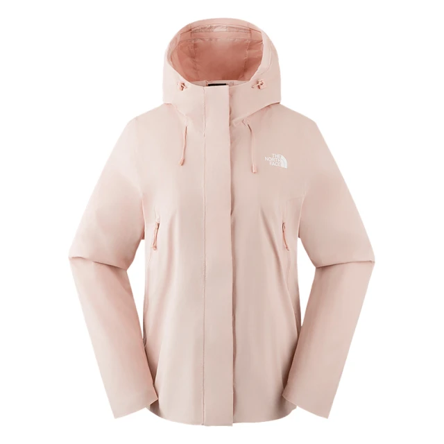 The North Face北面女款粉色防潑水防風連帽外套｜5AYD0LA 歷史價格詳細信息