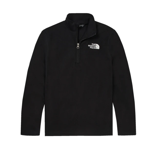 【The North Face 官方旗艦】北面兒童黑色UPF防曬品牌字樣印花長袖上衣｜8ATYJK3 歷史價格詳細信息