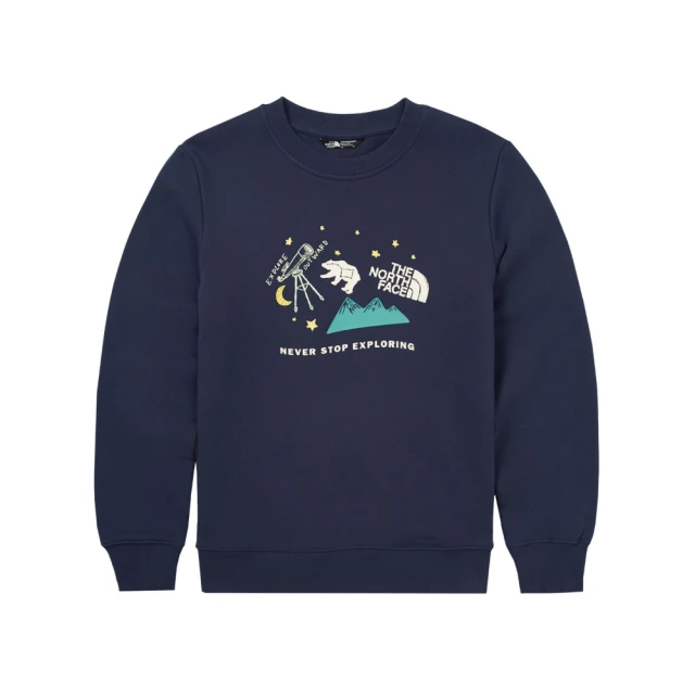 【The North Face】北面兒童藍色DWR防潑水長袖上衣｜89XGEF1 歷史價格詳細信息