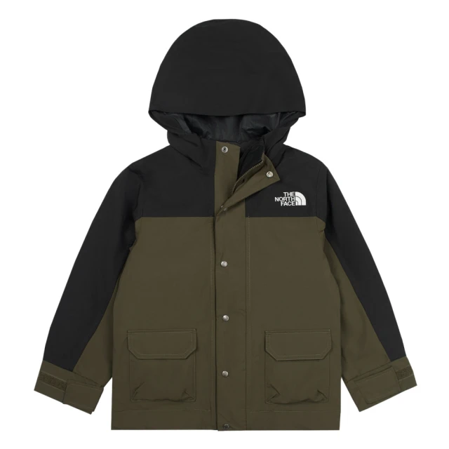 【The North Face 官方旗艦】北面兒童綠色DWR防潑水舒適保暖兩面穿抓絨外套｜8A3F5IF 歷史價格詳細信息
