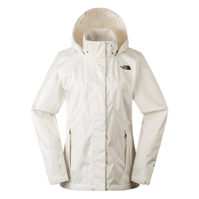 【The North Face 官方旗艦】北面女款米白色吸濕排汗經典LOGO長袖上衣｜7QUIN3N 歷史價格詳細信息