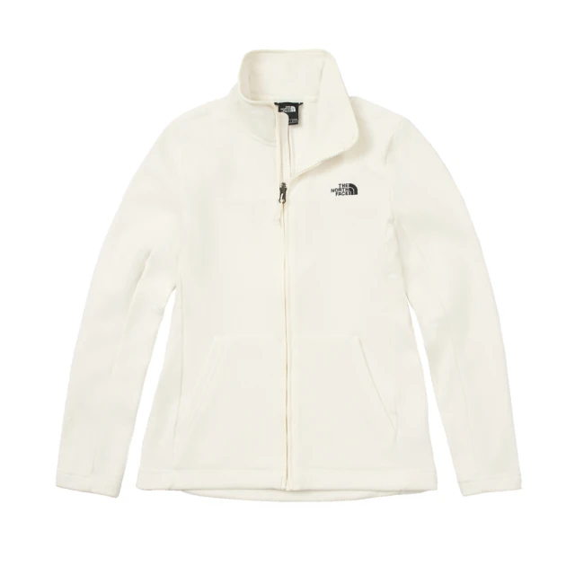 【The North Face 官方旗艦】北面女款米白色吸濕排汗經典LOGO長袖上衣｜7QUIN3N 歷史價格詳細信息