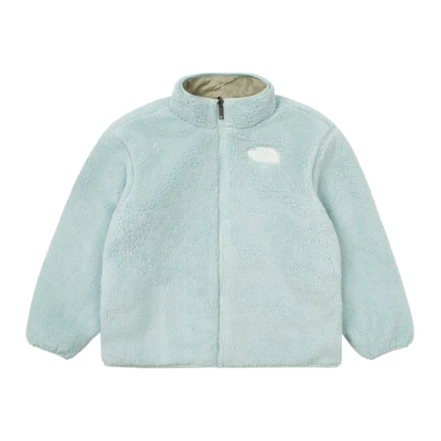 【The North Face 官方旗艦】北面兒童綠色DWR防潑水舒適保暖兩面穿抓絨外套｜8A3F5IF 歷史價格詳細信息