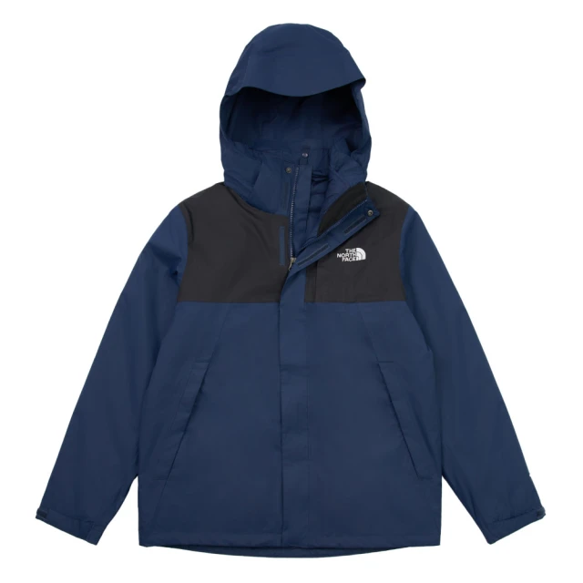 The North Face北面男款藍色DryVent防水透氣保暖連帽鋪棉內裡三合一外套｜8DNC8K2 歷史價格詳細信息