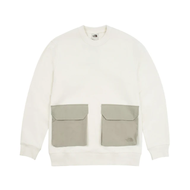 The North Face北面男女款白色舒適保暖大尺寸山峰印花長袖大學T｜86Q5N3N 歷史價格詳細信息