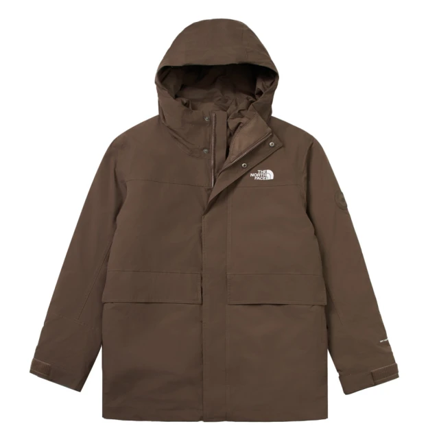 The North Face北面男款棕色胸前拼接單邊口袋寬鬆大學T｜7WDL173 歷史價格詳細信息