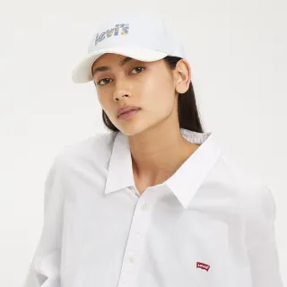 【LEVIS】男女同款 可調式排釦棒球帽 / 精工刺繡海報體Logo 魚子黑 熱賣單品 歷史價格詳細信息