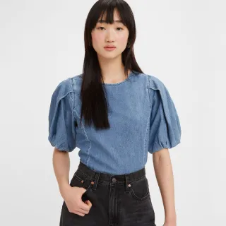 【LEVIS】女款 牛仔襯衫 / 精工輕藍染水洗 熱賣單品 歷史價格詳細信息
