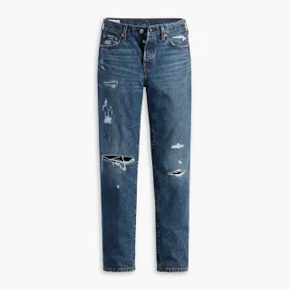【LEVIS】女款 501 81S 上寬下窄 高腰修身排釦小直筒牛仔長褲 / 精工中藍染水洗 人氣新品 歷史價格詳細信息