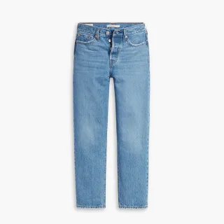 【LEVIS】女款 中高腰打摺大寬管牛仔褲/後腰線延伸設計/淺藍洗舊/及踝款 人氣新品 A7453-0008 歷史價格詳細信息