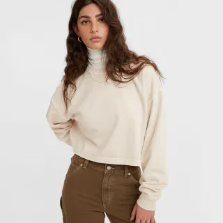 【LEVIS】女款 短版寬鬆落肩重磅大學Tee / 精工漂染工藝 / 400GSM厚棉 魚子黑 熱賣單品 歷史價格詳細信息