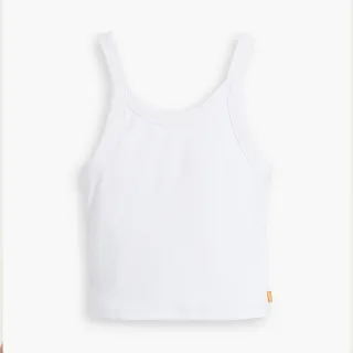 Levis Gold Tab金標系列 女款 短版彈力修身短袖T恤 橘紅 A3718-0032 人氣新品 歷史價格詳細信息