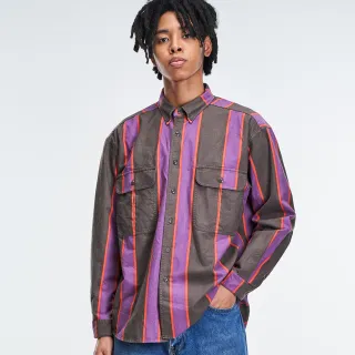 【LEVIS】滑板系列 男款 Oversize寬鬆版超重磅亨利領大學T / 550GSM厚棉 / 指印街頭印花 熱賣單品 歷史價格詳細信息