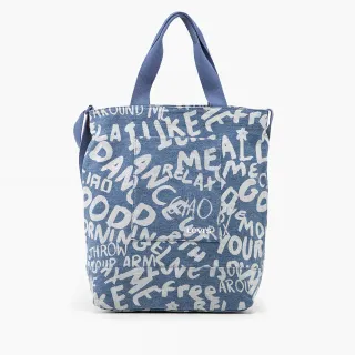 Levis 男女同款 手提、側背兩用丹寧迷你手拿包 / 拉鍊開口 / 精工刺繡Logo 歷史價格詳細信息