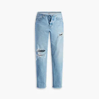 【LEVIS】女款 501 81S 上寬下窄 高腰修身排釦小直筒牛仔長褲 / 精工中藍染水洗 人氣新品 歷史價格詳細信息