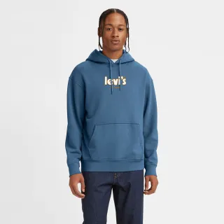 Levis 寬鬆版重磅口袋帽T 精工刺繡徽章海報體Logo 400GSM 魚子黑 男 38479-0184 人氣新品 歷史價格詳細信息