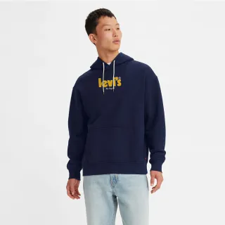Levis 寬鬆版重磅口袋帽T 精工刺繡徽章海報體Logo 400GSM 魚子黑 男 38479-0184 人氣新品 歷史價格詳細信息