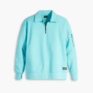 【LEVIS】男款 四分一重磅開襟大學T/寬鬆休閒版型/鐵石灰/430GSM厚棉 熱賣單品 A1012-0002 歷史價格詳細信息