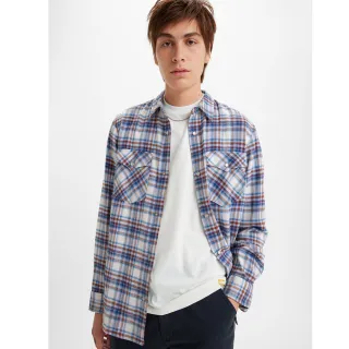 Levi's 男款 襯衫 格紋襯衫 長袖襯衫 復古風 黑白格紋 歷史價格詳細信息