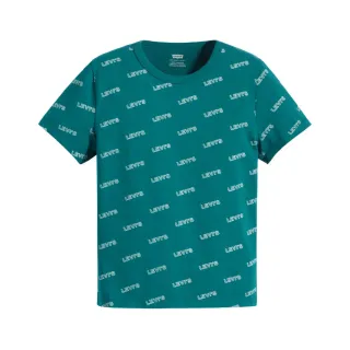 【LEVIS】青春活力系列 女款 修身版短袖T恤 / 滿版Logo印花 / 彈性布料 瑪瑙綠 熱賣單品 價格比較,價格查詢,歷史價格詳細信息