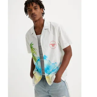 【LEVIS】男款 寬鬆版短袖襯衫 / 綠松石格紋 熱賣單品 歷史價格詳細信息