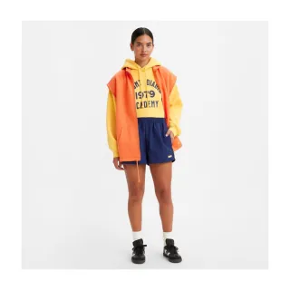 Levis Gold Tab金標系列 女款 短版彈力修身短袖T恤 橘紅 A3718-0032 人氣新品 歷史價格詳細信息