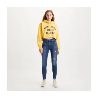 Levis 721高腰緊身窄管牛仔長褲 /精工抓鬚刷破工藝 /天絲棉 /彈性布料 女款 18882-0599 熱賣單品 歷史價格詳細信息