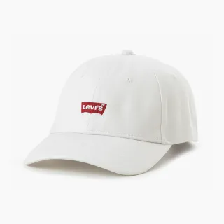 【LEVIS】男女同款 可調式皮環丹寧棒球帽 / 精工刺繡Logo / 白丹寧 人氣新品 歷史價格詳細信息