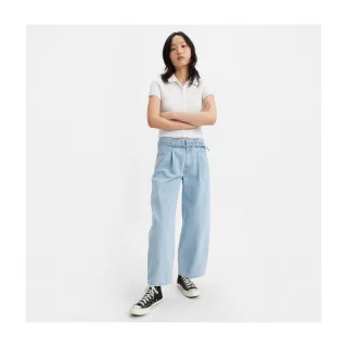 【LEVIS】女款 高腰打摺牛仔闊腿短褲 / 黑皮牌 旗標 / 附腰帶 / 天絲棉 熱賣單品 歷史價格詳細信息