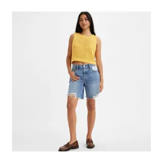 【LEVIS】女款 501 81S 上寬下窄 高腰修身排釦小直筒牛仔長褲 / 精工中藍染水洗 人氣新品 歷史價格詳細信息
