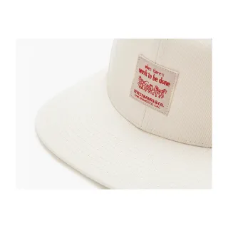 【LEVIS】男女同款 可調式皮環丹寧棒球帽 / 精工刺繡Logo / 白丹寧 人氣新品 歷史價格詳細信息