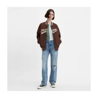 【LEVIS】女款 501 81S 上寬下窄 高腰修身排釦小直筒牛仔長褲 / 精工中藍染水洗 人氣新品 歷史價格詳細信息