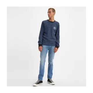 Levis 501上寬下窄排釦修身窄管牛仔褲 中藍染水洗 彈性布料 男 28894-0247 人氣新品 歷史價格詳細信息