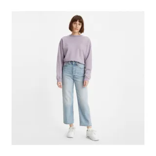 女童高腰直筒牛仔褲兒童冬款女孩加絨秋冬闊腿褲大童冬裝褲子加厚 歷史價格詳細信息