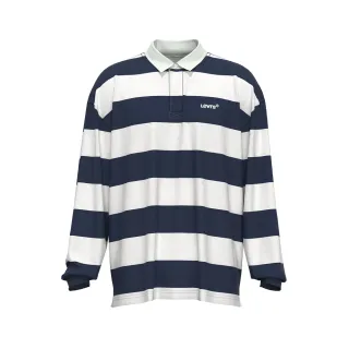 【LEVIS】男款 寬鬆版長袖T恤 / Y2K復古Logo X 側邊條 白 人氣新品 歷史價格詳細信息