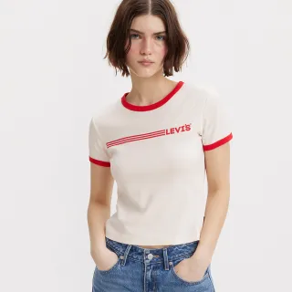 Levis 短袖LOGO T恤 女款 / 白色-人氣新品 17369-0053 歷史價格詳細信息