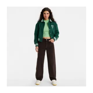 【LEVIS】女款 街頭休閒風中腰寬直筒牛仔長褲/羊毛添加/精工深藍染水洗 彈性布料 熱賣單品 A3494-0008 歷史價格詳細信息