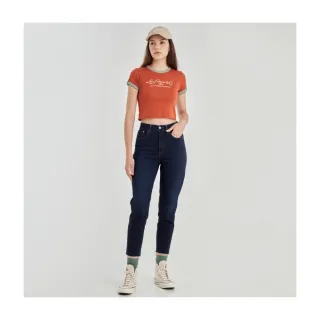 【LEVIS】女款 上寬下窄 80S復古高腰牛仔長褲 / 精工中深色水洗 / 及踝款 熱賣單品 歷史價格詳細信息
