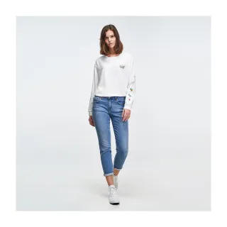 【LEVIS】女款 中腰牛仔長裙 / 精緻工藝 / 淺藍色 / 有機棉 人氣新品 歷史價格詳細信息
