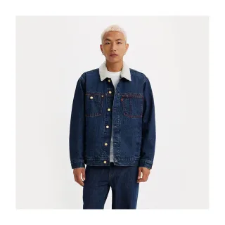 【LEVIS】男款 毛領牛仔外套 / Type3經典修身版型 / 精工灰黑石洗 熱賣單品 歷史價格詳細信息