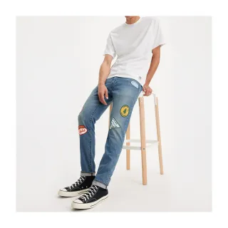 【LEVIS】男款 上寬下窄 512低腰修身窄管牛仔褲/Flex極限越野彈力/精工中藍刷白/天絲棉/彈性布料 人氣新品 歷史價格詳細信息