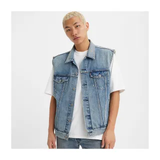 levis  TYPE 3 二手牛仔背心-正品  淺藍刷舊水洗-(levis A5789-0000)-S號 歷史價格詳細信息