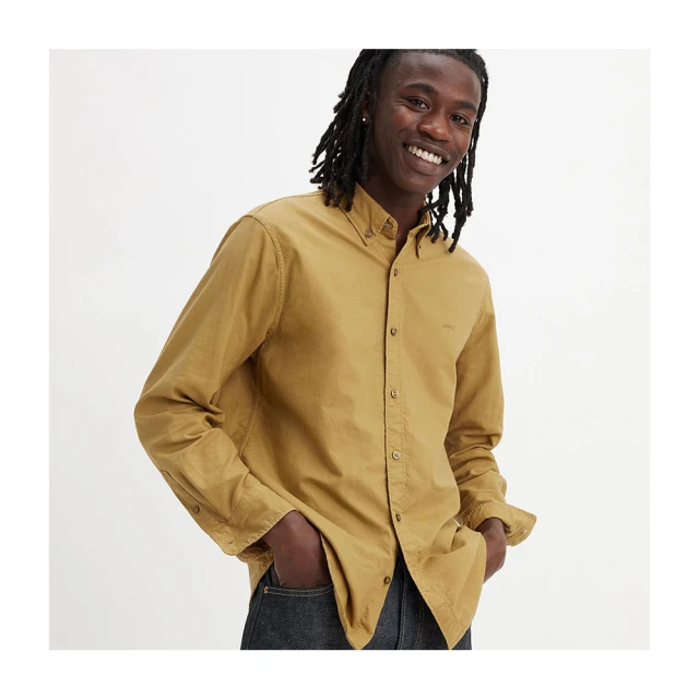 【LEVIS 官方旗艦】男款 長袖襯衫 牛津領 拼接襯衫 人氣新品 0018A-0001 歷史價格詳細信息