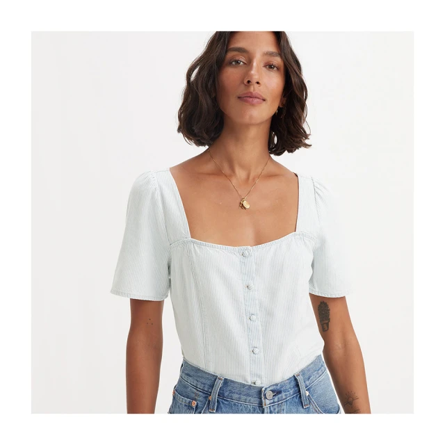【LEVIS 官方旗艦】女款 襯衫式短袖丹寧牛仔洋裝 人氣新品 A9480-0000 歷史價格詳細信息