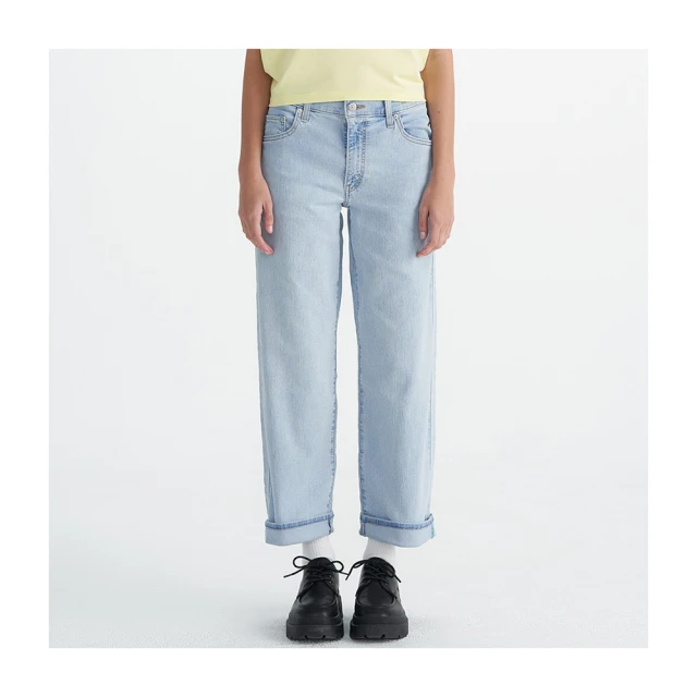 【LEVIS 官方旗艦】女款 Baggy Dad中腰牛仔寬褲 / 寬管打摺  熱賣單品 A7455-0001 歷史價格詳細信息