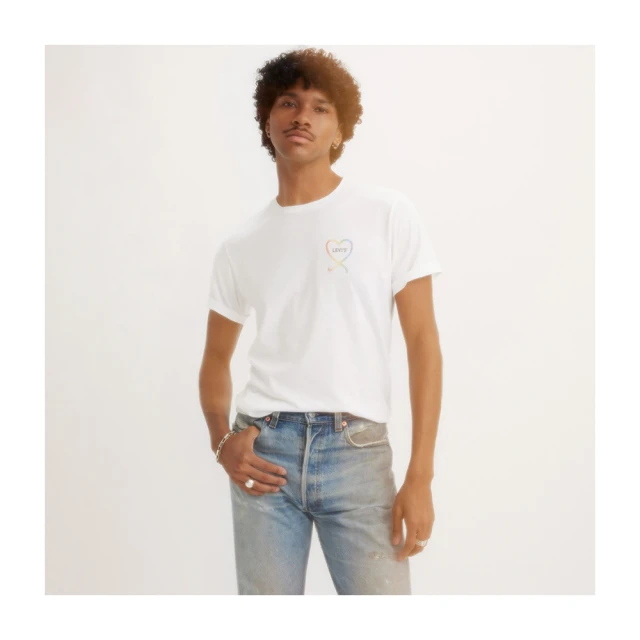 【LEVIS】Pride平權系列 男女同款 寬鬆版牛仔外套 / 精工刺繡布章 / 彩虹插畫 熱賣單品 歷史價格詳細信息