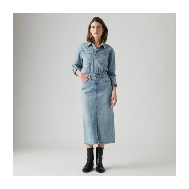 【LEVIS 官方旗艦】女款長版風衣外套 人氣新品 A8976-0000 歷史價格詳細信息