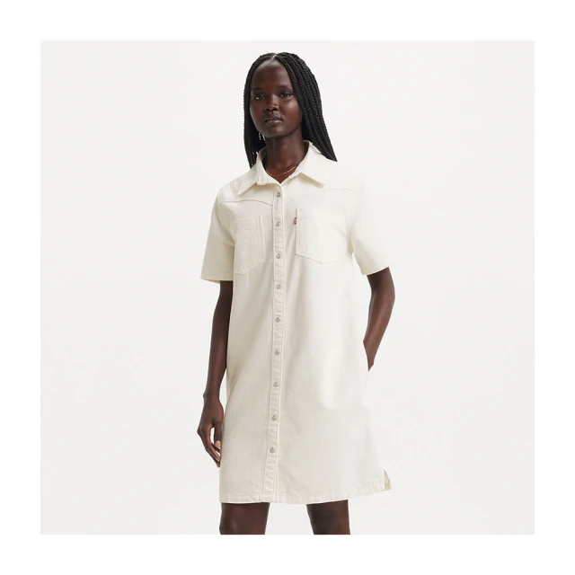 【LEVIS 官方旗艦】女款丹寧牛仔開岔長洋裝 人氣新品 0002Q-0000 歷史價格詳細信息